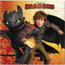 Hayaller Dükkanı Kağıt Peçete Dragons 33X33 cm Pk:20