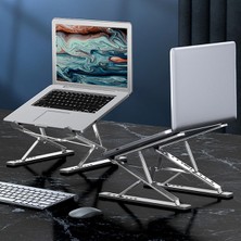 Ally Mc N8 Metal Yüksek Macbook Notebook Ayarlanabilir Katlanabilir Stand AL-33645