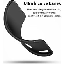 Apple iPhone 12 Kılıf Ultra Ince Siyah Silikon + Tam Kaplayan 5d Ekran Koruyucu