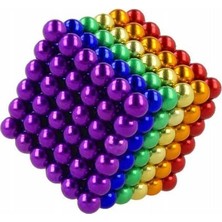 Ekmek Teknem Ekmekteknem  Stres Bilye Neodyum 8 Renk 216 Adet Mıknatıs Küp