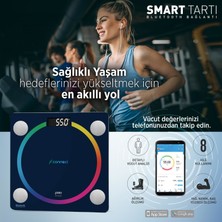 Polosmart PSC04 Connect Yağ Ölçer Akıllı Bluetooth Tartı Baskül