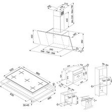 Franke Ankastre Set (Fhns 905  4g Tc Bk C Ocak - Fsl 82 H Xs Fırın - Fpj 915 V Bk A Davlumbaz)
