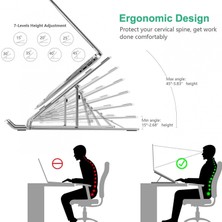 Hobimtek HT-119 Katlanır Alüminyum Laptop ve Tablet Standı