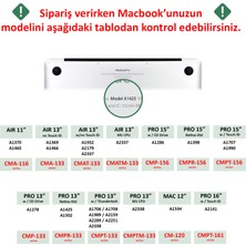 Codegen Apple 15" Macbook Pro A1707 A1990 Beyaz Kılıf Koruyucu Kapak CMPT-156W (2016-2017-2018-2019 Üretim)