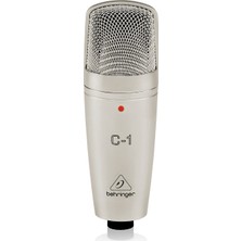 Behringer Voice Studio Kayıt Paketi  C-1 Kondenser Mikrofon MIC500 USB Vakum Tüp Preamfi / Ses Kartı