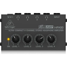 Behringer Microamp HA400 4-Kanal Stereo Kulaklık Amfisi