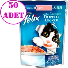 Felix Somon Sardalya Kedi Maması 100 gr 50 Adet