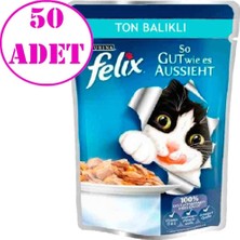 Felix Ton Balıklı Yaş Kedi Maması 100 gr 50 Adet
