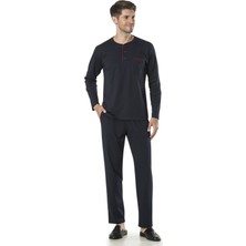 Pierre Cardin  5595 Erkek 5 Li Roblu Pijama Set Çeyiz Takım