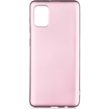 Case Street Samsung Galaxy A02S Kılıf Mat Soft Premier Silikon+Nano Glass Bronz
