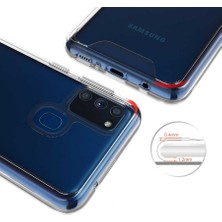 Gpack Samsung Galaxy M21 Kılıf Gard Nitro Şeffaf Sert Silikon Renksiz