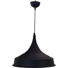 Bamyum Tomsa Asaletli Siyah Sarkıt Avize