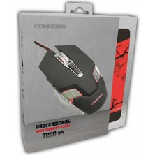 Concord C-25 Mouse Pad 7200 DPI Gaming Mouse