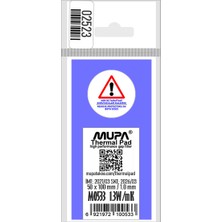 Mupa Termal Ped / Thermal Pad 1.0mm 1.3W/MK 5X10CM M0533