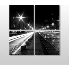 Technopa Sokak Lambaları Kanvas Tablo 90 x 90 cm