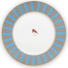 Pip Studio Love Birds Tabak 17 cm. Mavi / Haki