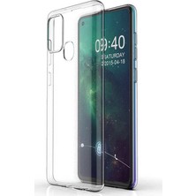 Tekno Grup One Plus Nord N10 5g Kılıf Lüx Silikon Kılıf Şeffaf + Tam Kaplayan 5d Cam Ekran Koruyucu