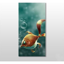 Technopa Kızgın Balık Kanvas Tablo 60 x 90 cm