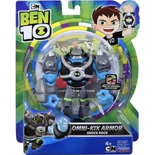 Ben 10 Aksiyon Figürler S1W13 - Omni - Kix Armor Shock Rock