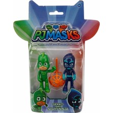 Pj Masks Pijamaskeliler Ikili Figür - Gekko-Night Ninja