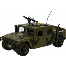 Hero Combat Sesli ve Işıklı Askeri Hummer Jeep - Yeşil
