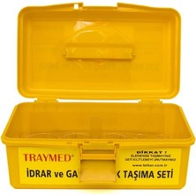 Traymed 1 Adet İdrar-Gaita Örnek Taşıma Seti- Sarı