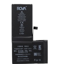 Rova Apple iPhone x Batarya Yüksek Kapasiteli Pil 3190MAH