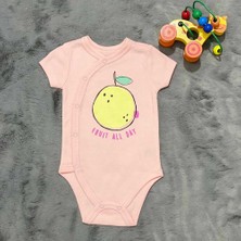 Pieros Baby 0013 Kız Bebek Kısa Kol 2'li Badi
