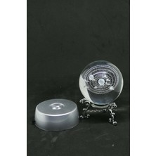 Mobgift Standlı ve Işıklı Güneş Sistemi Cam Küre