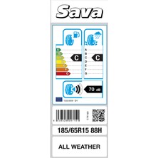 Sava 185/65 R15 88H All Weather Oto 4 Mevsim Lastiği ( Üretim Yılı: 2023 )