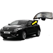 Renaultv Mais Megane 3 - Fluence - Latitude Ayna Sinyali Sağ