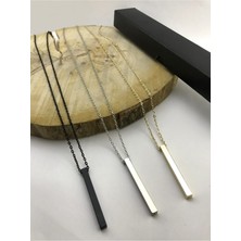 X-lady Accessories Cubuk Bar 3'lü Çubuk Sade Kolye Seti
