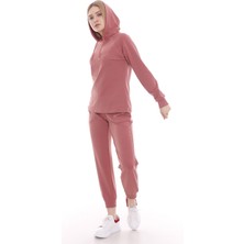 Dısentıs Modest Kapüşonlu Uzun Kollu Bağcık Detaylı Sweatshirt
