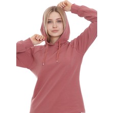 Dısentıs Modest Kapüşonlu Uzun Kollu Bağcık Detaylı Sweatshirt