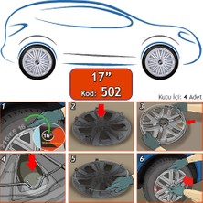 SJS Volkswagen Jant Kapağı 17 Inç Kırılmaz ve Esnek