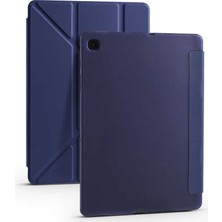 Zore Samsung Galaxy Tab A7 10.4 T500 2020 Kılıf Tri Folding Kalem Standlı Lacivert