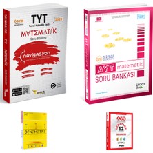 Rasyonel Yayınları TYT Navigasyon Matematik ve 345 AYT Matematik Soru Bankası + Deneme