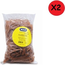 Mas 395 Genis Ambalaj Lastiği Kauçuk Poşet 500 gr 2 Paket