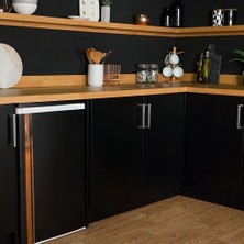 Baskı Madeni Mat Siyah Kendinden Yapışkanlı Kaplama Folyosu 61CM x 4 Metre