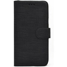 Smcase Xiaomi Redmi 9A Kılıf Standlı Kartvizitli Exclusive Spor Cüzdan Siyah