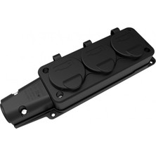 Bemis Bemis, 1/16A.220V.IP54 Kaucuk Üçlü Grup Prız, BK1-1402-3613