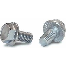 Norm 6 x 25 Flanşlı Civata Çelik 10 Adet