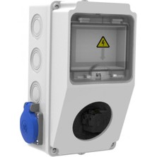 Bemis Bemis, 120X225X115-1AD. Delikli Ön 1/16A 2 Ad. Yan Kombinasyon, BD1-2101-2020