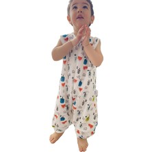 Enhitbaby Çocuk Bebek Yazlık Baharlık Uyku Tulumu Yeşil Ağaç Müslin 0,5 Tog 1-2 Yaş