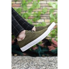 Riccon Haki Süet Erkek Sneaker 0012365