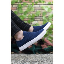 Riccon Lacivert Süet Erkek Sneaker 0012365