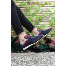 Riccon Lacivert Beyaz Kırmızı Erkek Sneaker 0012828