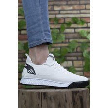 Riccon Beyaz Beyaz Kadın-Erkek Sneaker 0012430