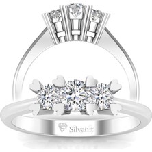 Silvanit Pırlanta 0,50 Karat Pırlanta Tria Yüzük