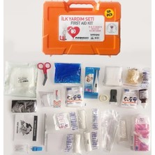 Ms İnteraktif Ofis Ev Araç Için Özel Taşınabilir 59 Parça Ilk Yardım Seti Ecza Dolabı